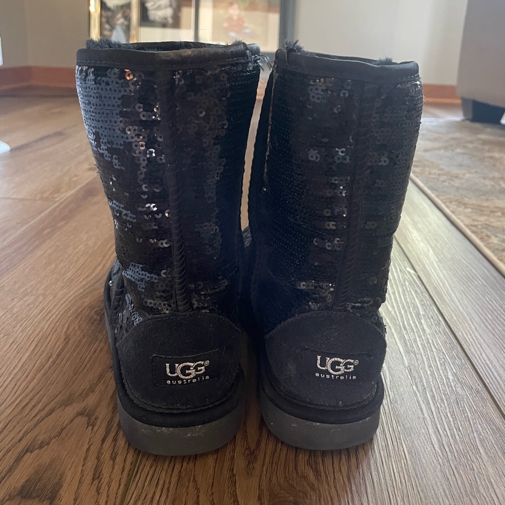 UGG Sequined Kids Boots - Size 7
